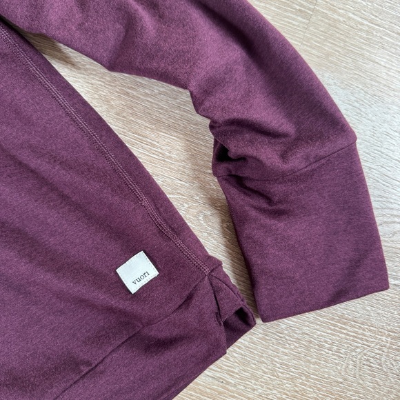 Vuori halo essential hoodie pullover dreamknit S cerise heather - Picture 5 of 7